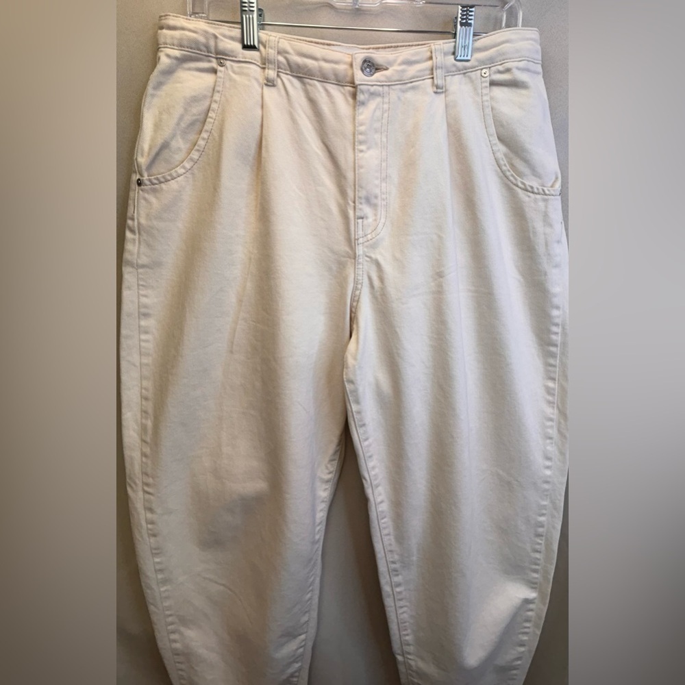 MNG Denim Regina Jeans Size 10 Color Ecru - Picture 4 of 12